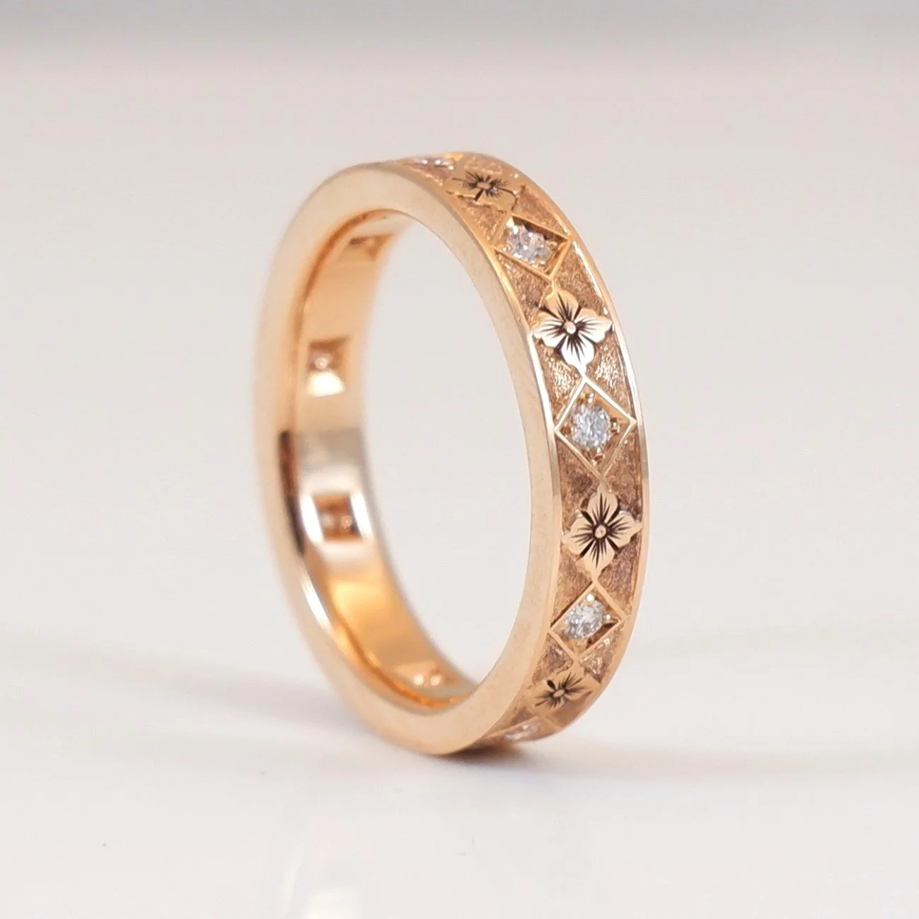 SV925 16号 SCROLL BAND Hawaiian Jewelry: SV925 Sun and Whale Tail Scroll Ring